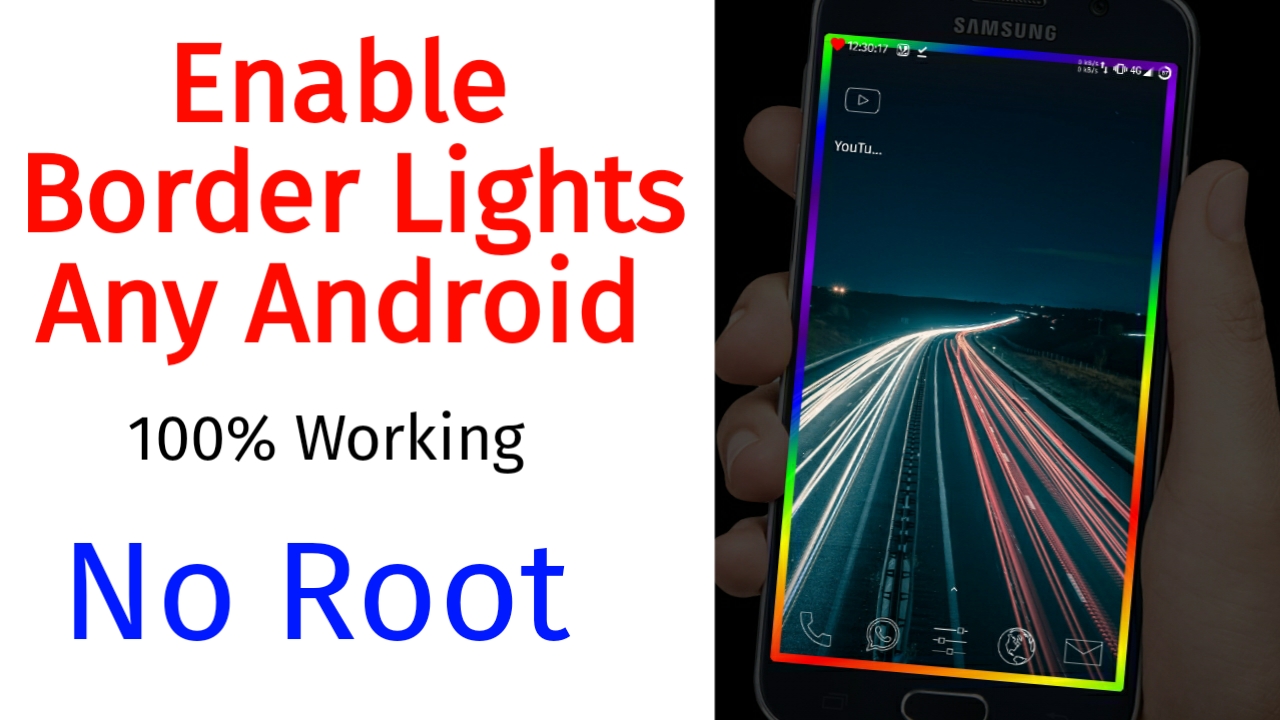 How to Set Rainbow Border Light On Any Android Smartphone ? No Root FATURED News Kannada Tech