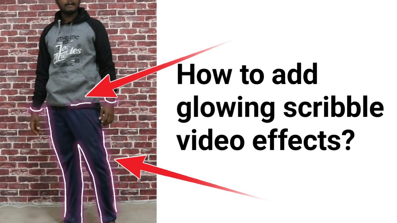 How to create a glowing scribble animation video or how to add glowing scribble effects to our video FATURED News Kannada Tech