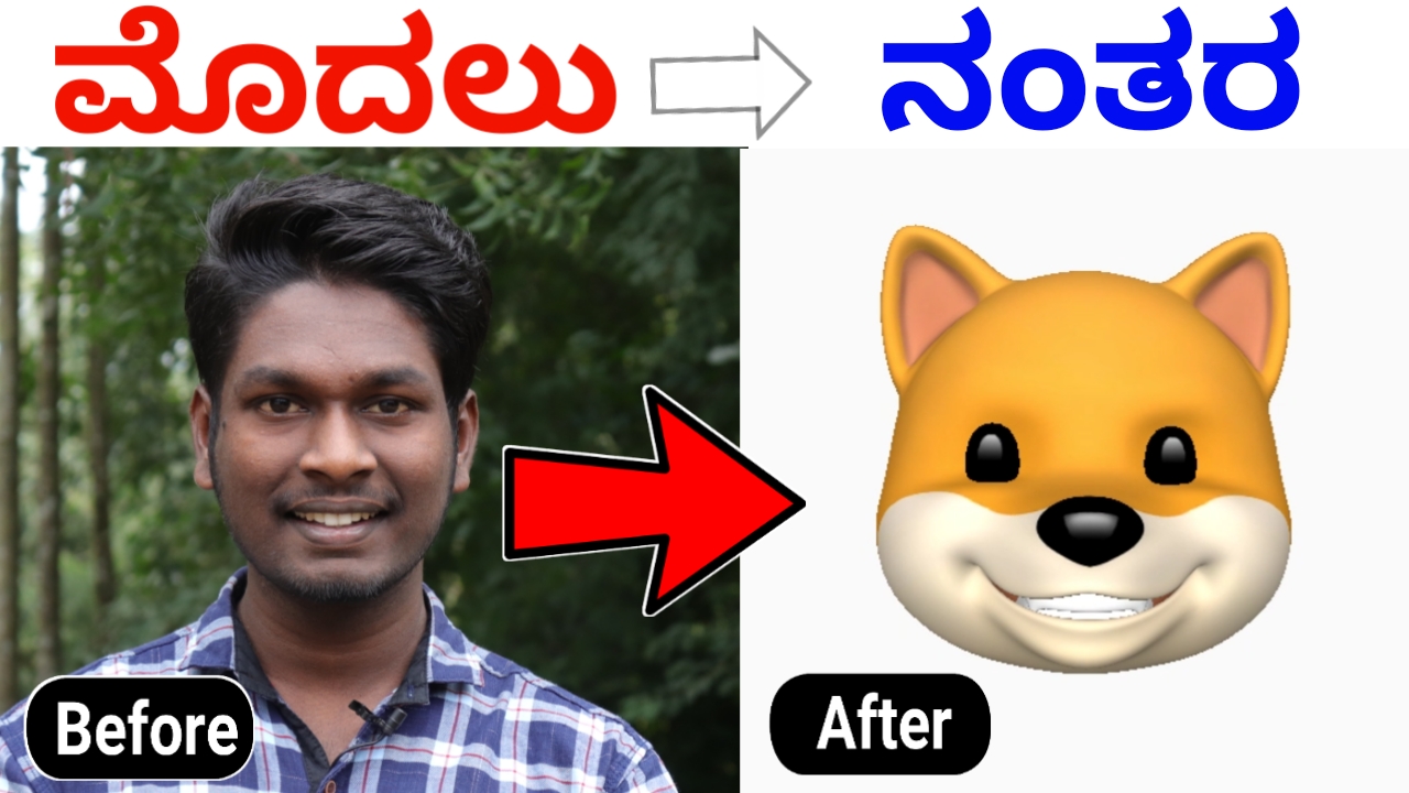 How to use iPhone Animoji face expression in your Android phone? Typany keyboard android application review. FATURED News Kannada Tech