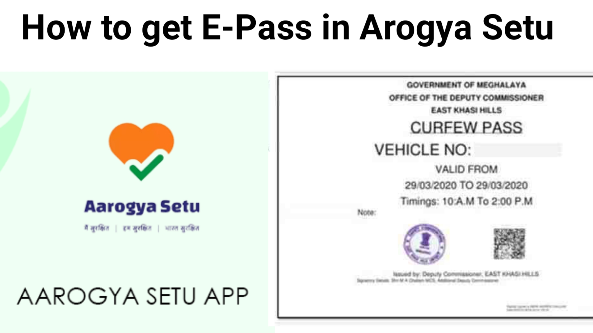 How to use Aarogya Setu app and how to get e pass in arogya Setu app and how to travel one place to another place during lockdown in India? How to get e pass in arogya Setu app