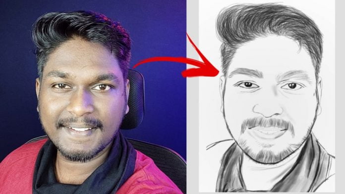 photo to sketch app, photo drawing app, convert photo to line drawing app, drawing photo app, photo sketch, photo to sketch,